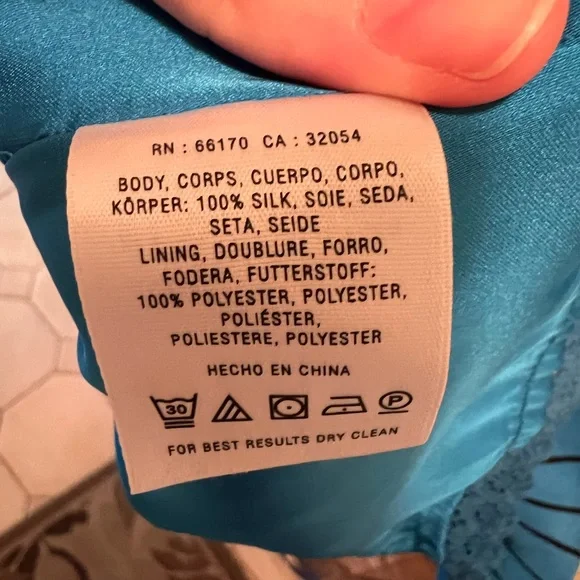 Silk Floral Dress - Picture 5 of 5